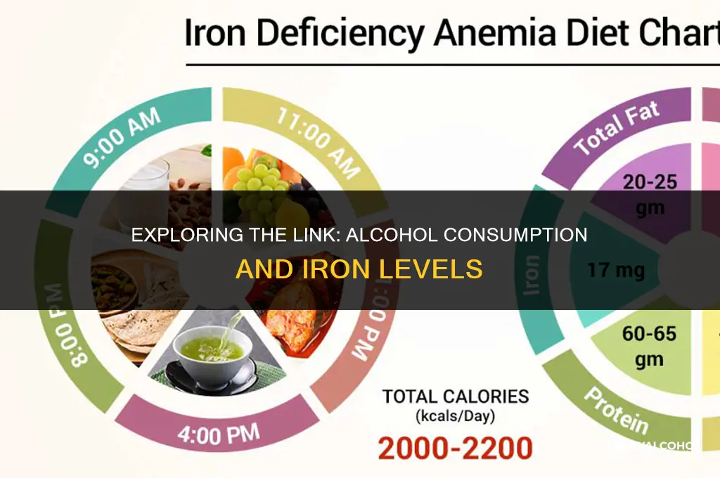 does alcohol raise iron levels