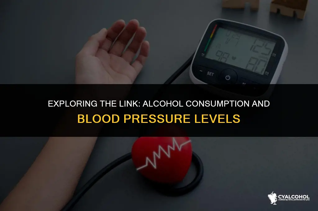 does alcohol raise nnlood pressure