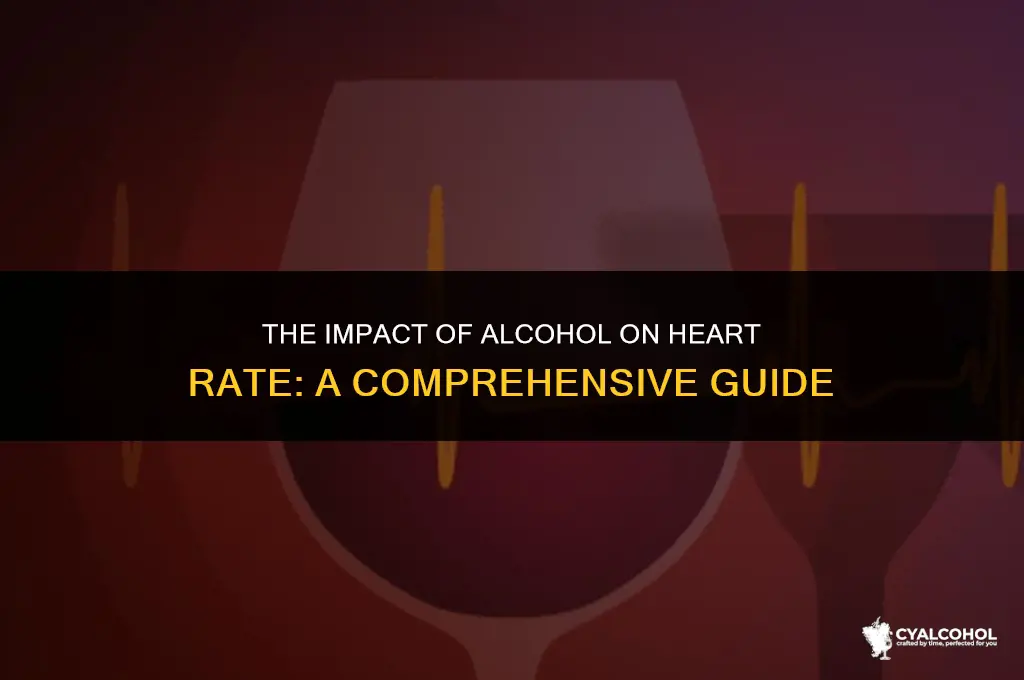 does alcohol raise your heartbeat