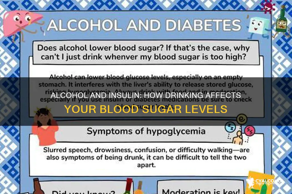 does alcohol raise your insulin level