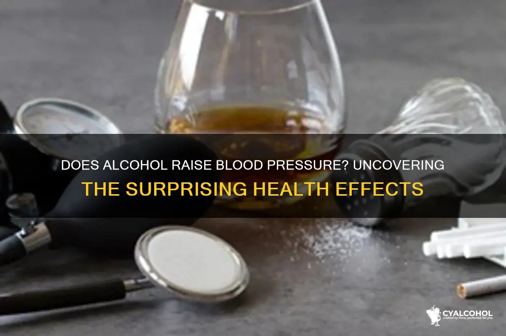 does alcohol raise