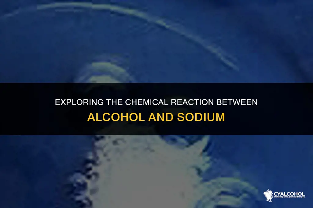 does alcohol react with na