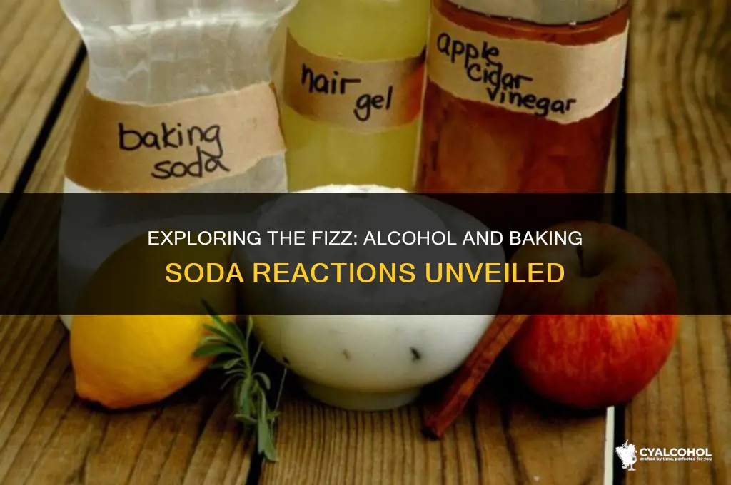 does alcohol react with nahco3