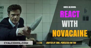 Exploring the Interaction: Alcohol and Novocaine's Chemical Reaction
