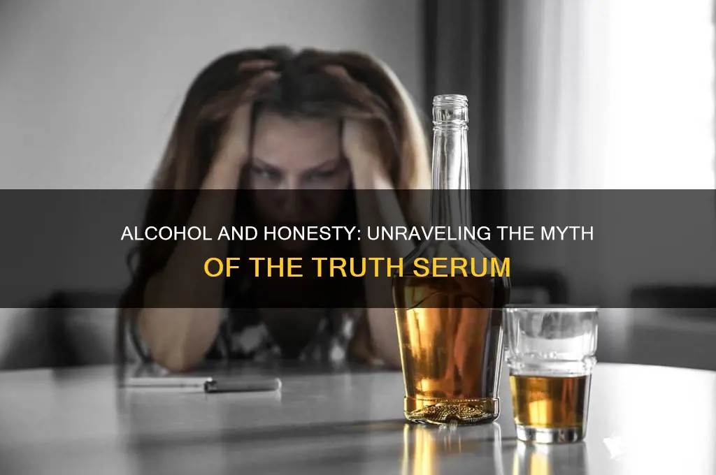 does alcohol really a truth serum