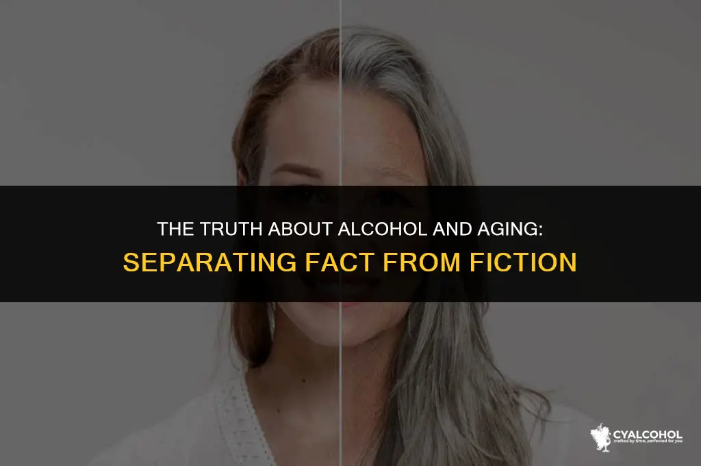 does alcohol really age you
