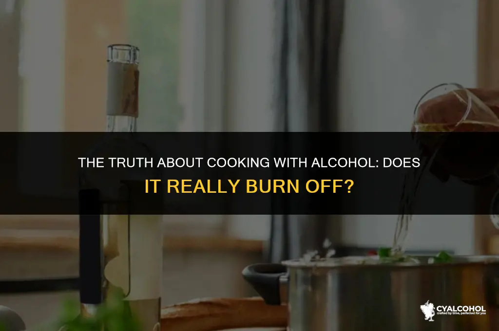 does alcohol really cook off