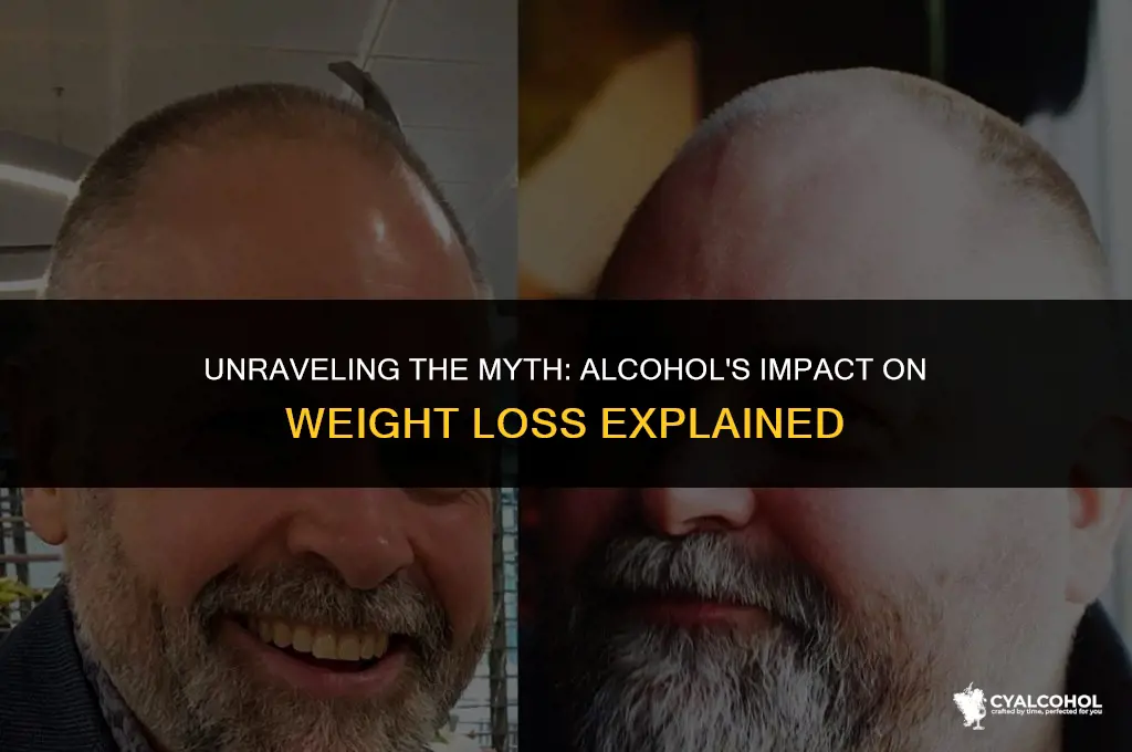 does alcohol really slow weighloss