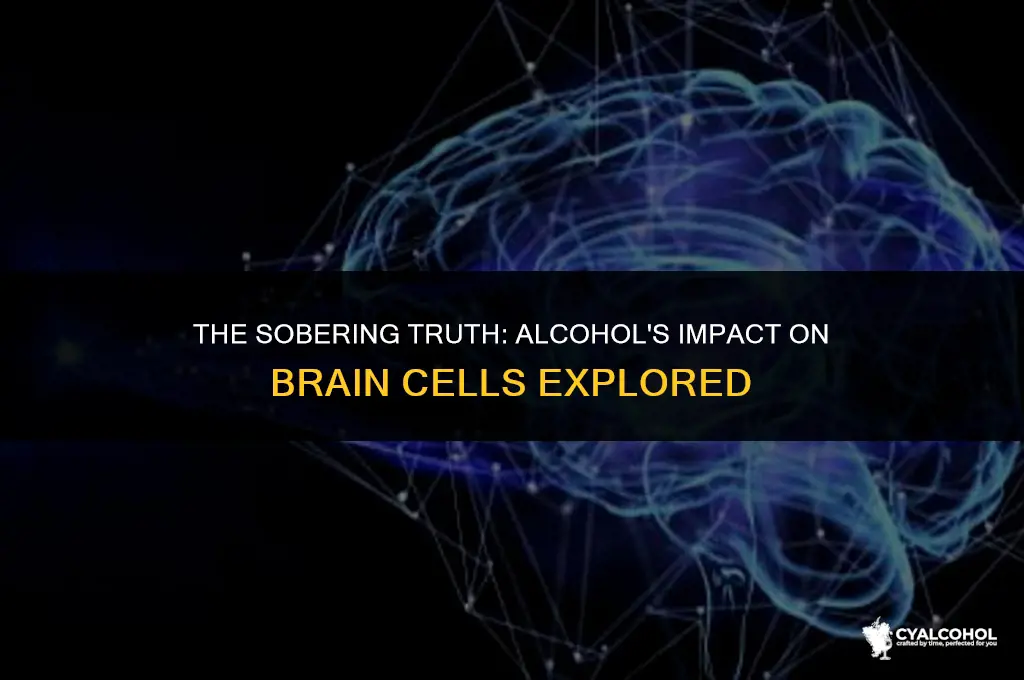 does alcohol reduce brain cells