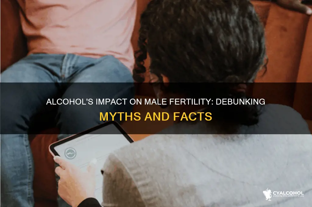 does alcohol reduce fertility in men