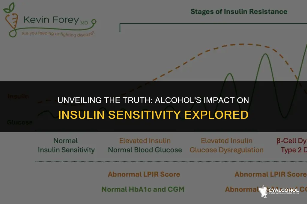 does alcohol reduce insulin sensitivity