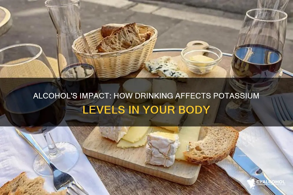 does alcohol reduce potassium levels