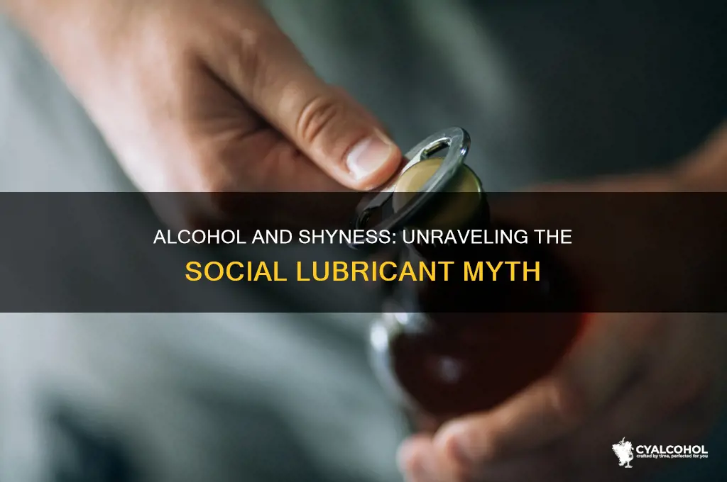 does alcohol reduce shyness