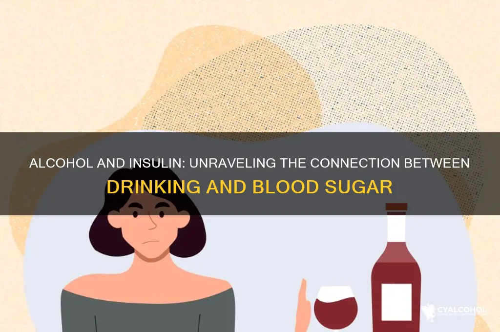 does alcohol release insulin