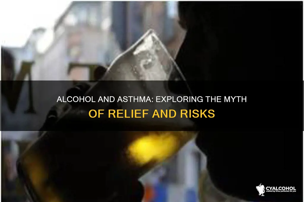 does alcohol relieve asthma
