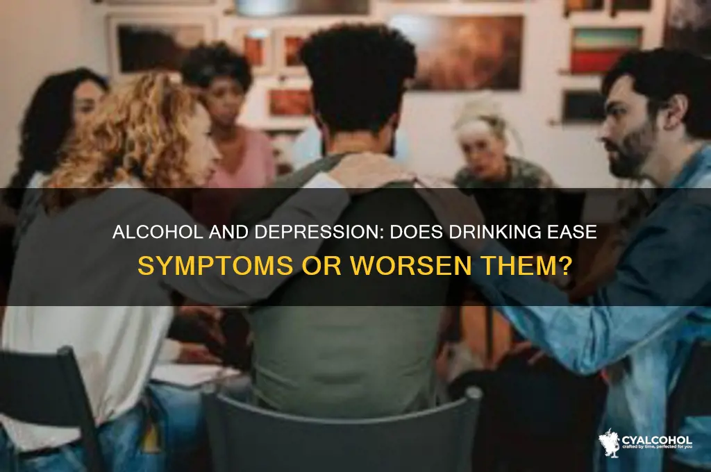 does alcohol relieve depression