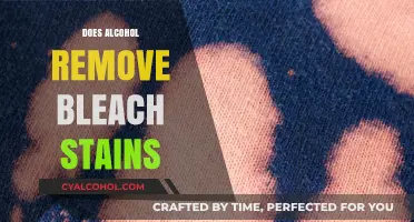 Bleach Stains and Alcohol: A Surprising Cleaning Hack