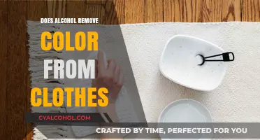 Can Alcohol Safely Remove Stains Without Fading Clothes?