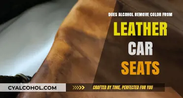 Alcohol and Leather Car Seats: Does It Remove Color?