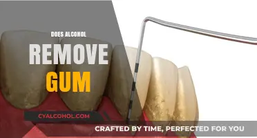 Can Alcohol Effectively Remove Chewing Gum? A Surprising Solution
