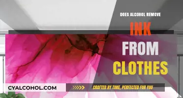 Can Alcohol Effectively Remove Ink Stains from Clothes? Quick Tips