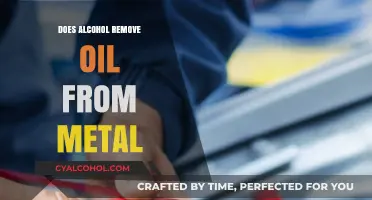 Can Alcohol Effectively Remove Oil from Metal Surfaces?