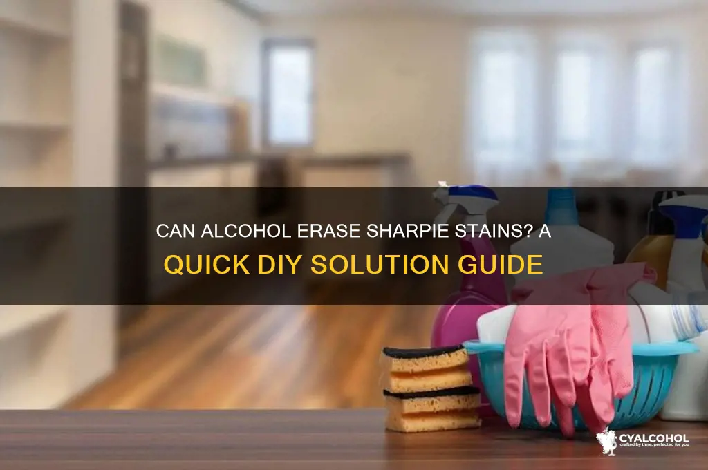 does alcohol remove sharpie