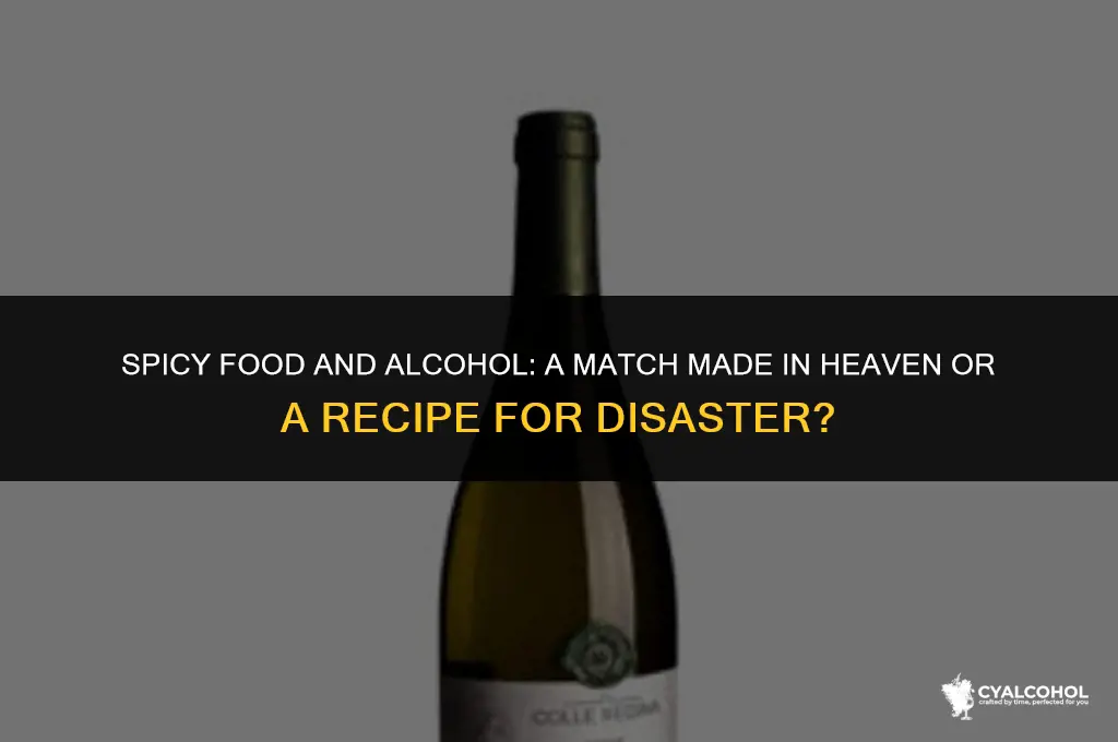 does alcohol remove spicy food