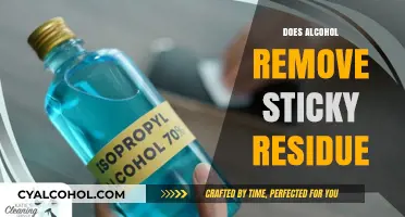 Uncovering the Truth: Alcohol's Surprising Role in Removing Sticky Residue