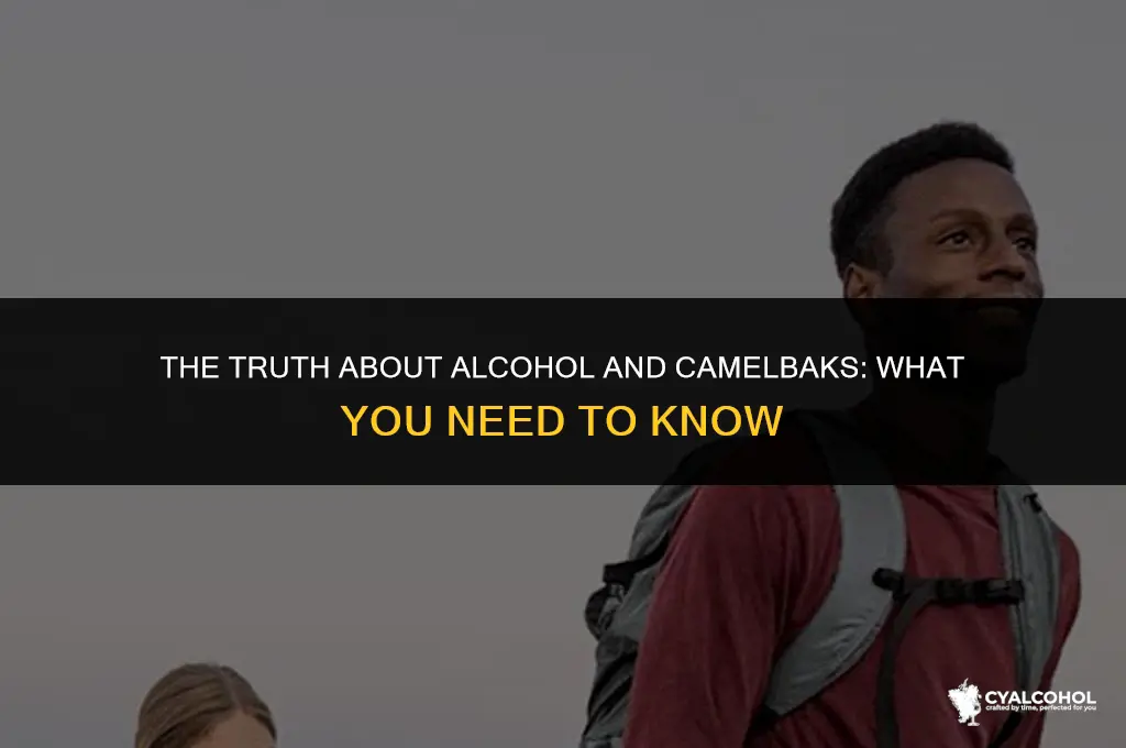 does alcohol ruin a camelbak