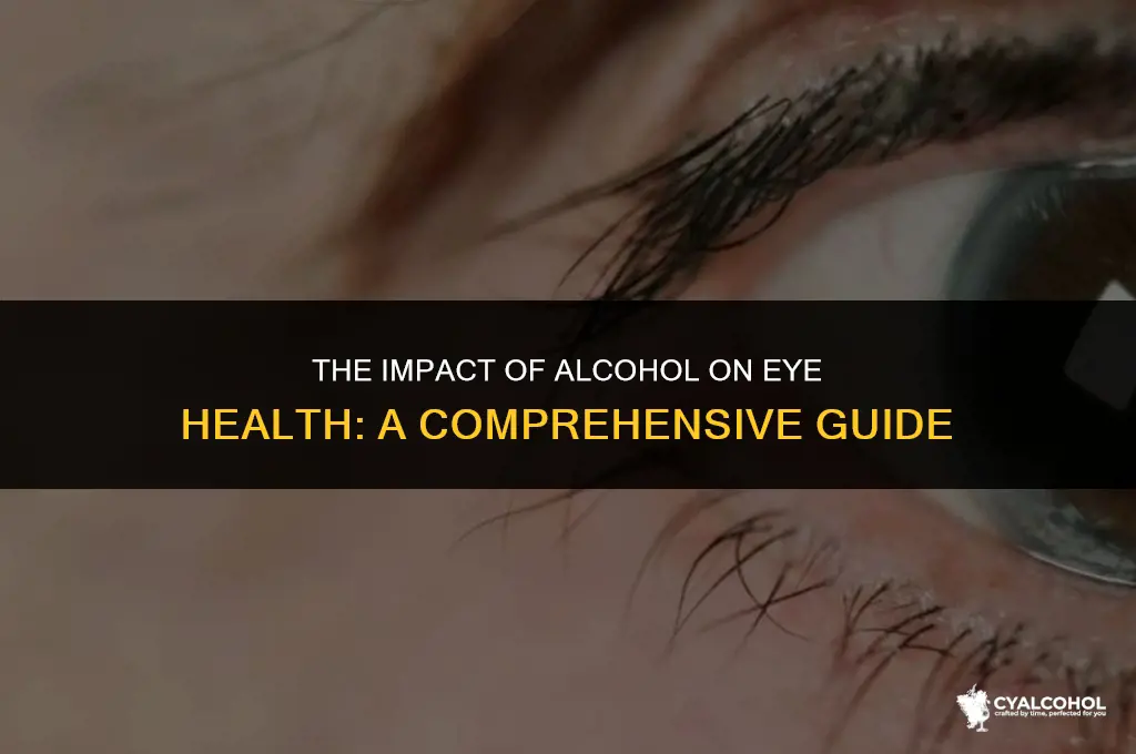 does alcohol ruin eye lenses