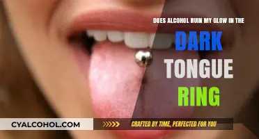 Alcohol and Tongue Piercings: Glow-in-the-Dark Effects?
