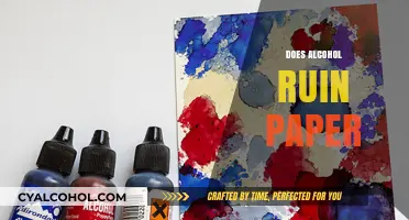 Alcohol's Impact on Paper: Preservation Tips and Damage Prevention