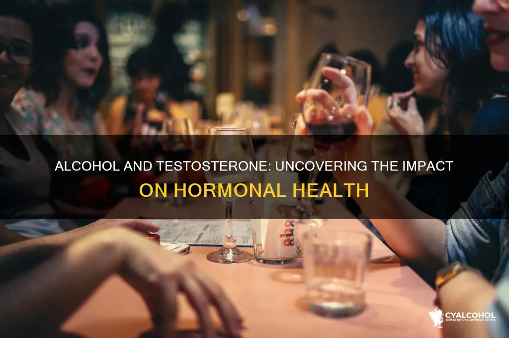 does alcohol ruin testosterone
