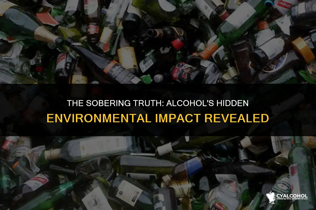 does alcohol ruin the environment