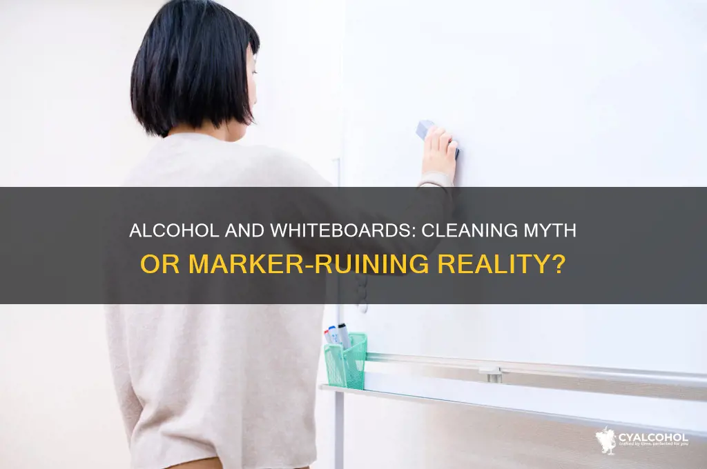 does alcohol ruin whiteboards