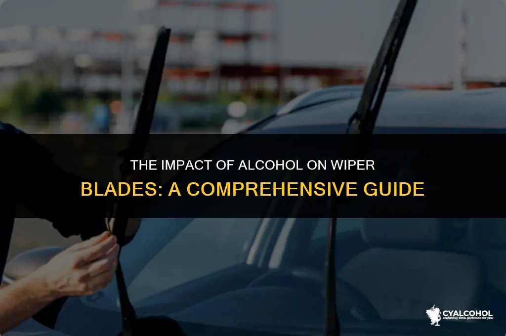 does alcohol ruin wiper blades