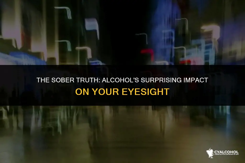 does alcohol ruin your eyesight