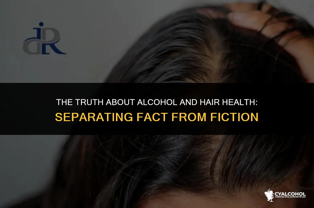 does alcohol ruin your hair