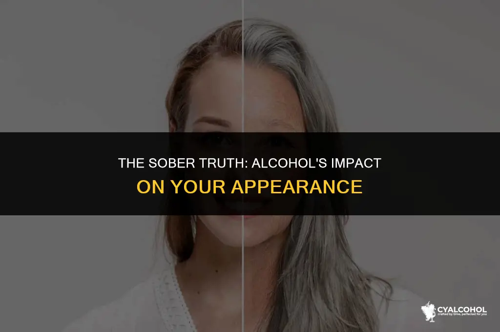 does alcohol ruin your looks
