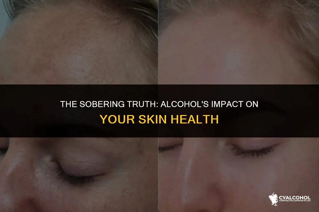 does alcohol ruin your skin