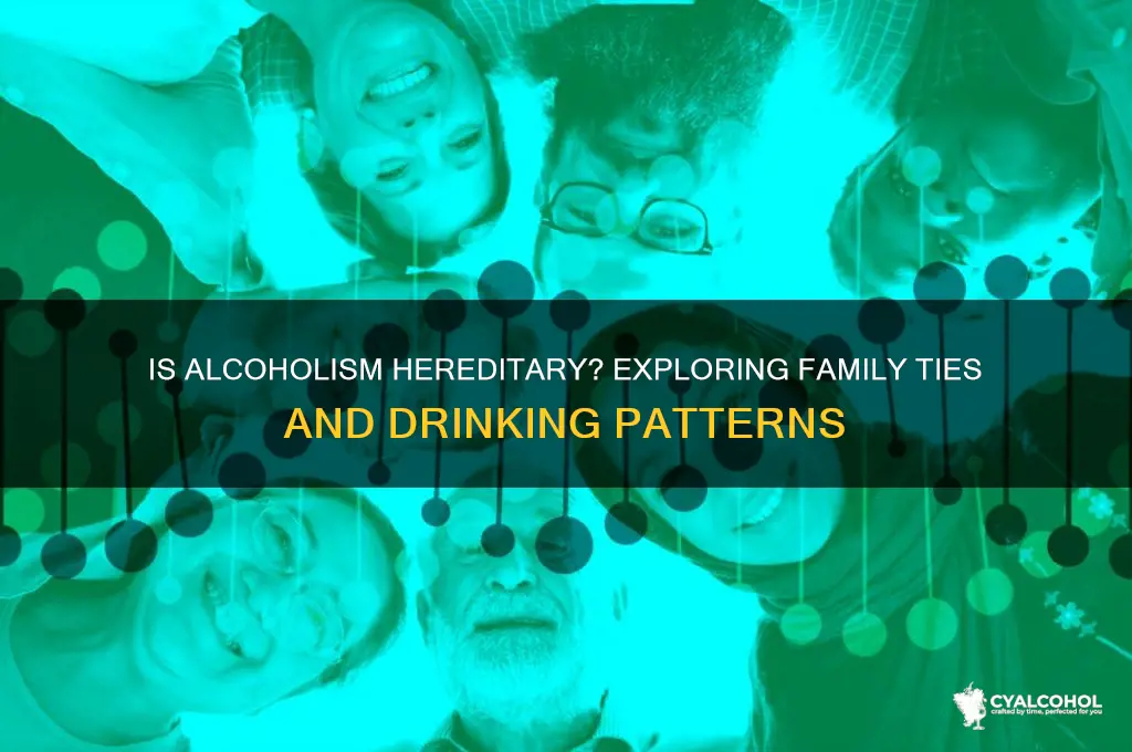 does alcohol run in families