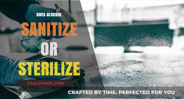 The Truth About Alcohol: Sanitizing vs. Sterilizing Surfaces