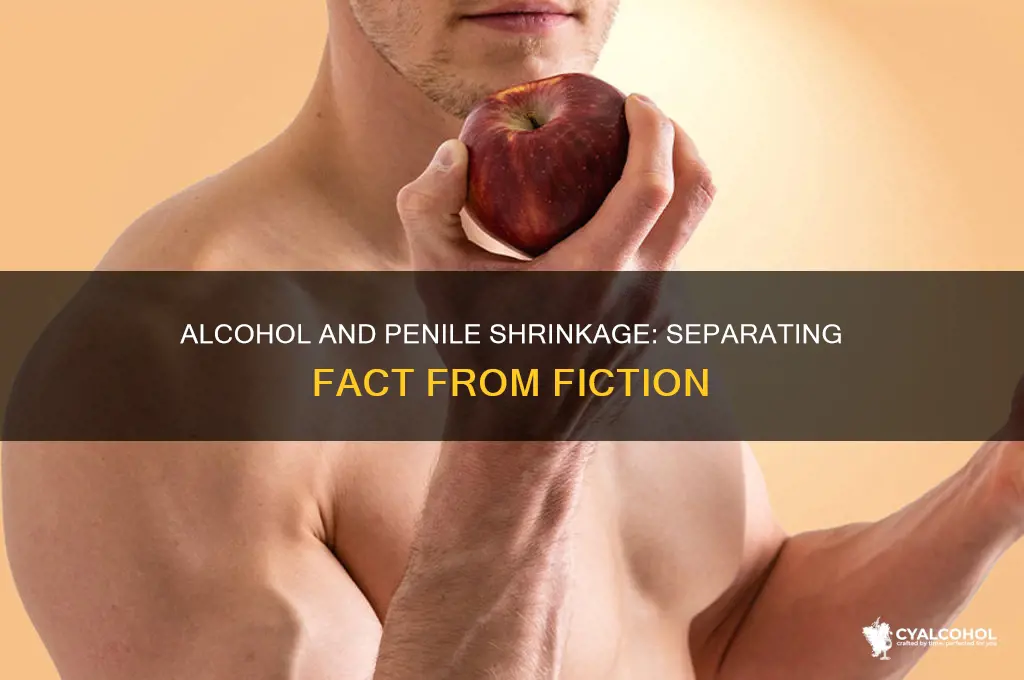 does alcohol shrink penis