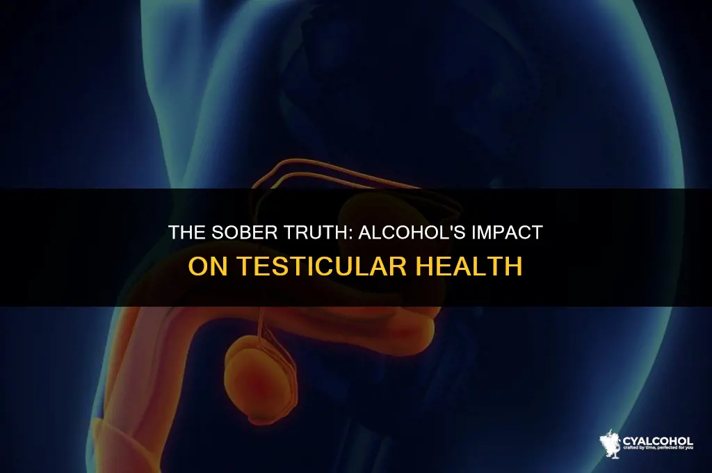 does alcohol shrink your testicles