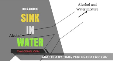 Exploring the Science: Does Alcohol Sink or Float in Water?