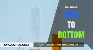Unveiling the Truth: Does Alcohol Really Sink to the Bottom?