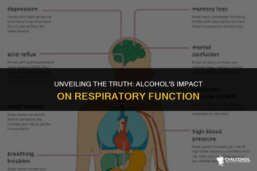 does alcohol slow down breathing