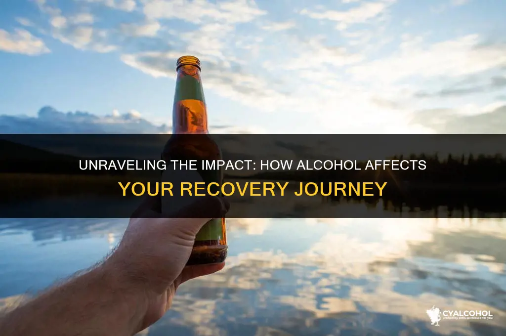 does alcohol slow down recovery