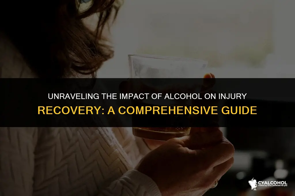 does alcohol slow injury recovery